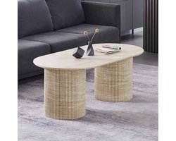 Milton & Oldbrook Salontafel 120 cm Geneva Travertinlook