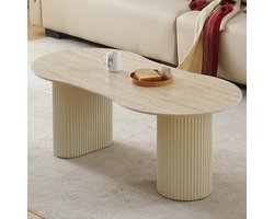 Milton & Oldbrook Salontafel 120 cm Motala Travertinlook