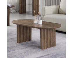 Milton & Oldbrook Salontafel 120 cm Zafra Bruin Eikenfineer