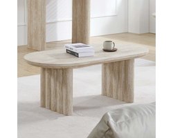 Milton & Oldbrook Salontafel 120 cm Zafra Travertinlook