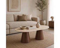 Milton & Oldbrook Salontafel 130 cm Hamar Walnootlook