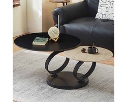 Milton & Oldbrook Salontafel Draaibaar Liverno Travertinlook