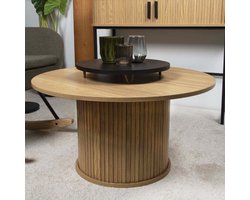 Milton & Oldbrook Salontafel Ø 75 cm Almeria Hout