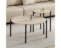 Milton & Oldbrook Salontafel Set Aragon Travertinlook
