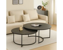 Milton & Oldbrook Salontafel Set Galicia Marmerlook