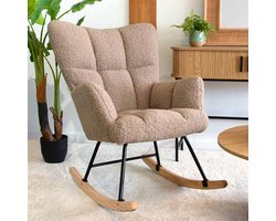 Milton & Oldbrook Teddy Schommelstoel Vidin Beige