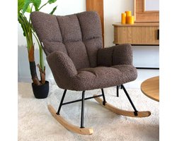 Milton & Oldbrook Teddy Schommelstoel Vidin Bruin