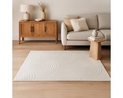 Milton & Oldbrook Vloerkleed 120 x 170 cm Rumia Wit