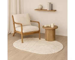Milton & Oldbrook Vloerkleed 120 x 180 cm Vievis Wit