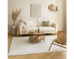 Milton & Oldbrook Vloerkleed 200 x 290 cm Rumia Wit