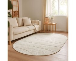Milton & Oldbrook Vloerkleed 200 x 290 cm Vievis Wit