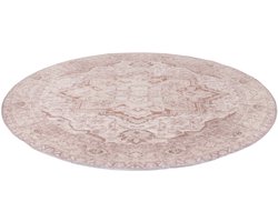 Milton & Oldbrook Vloerkleed Ø 200 cm Nysa Beige
