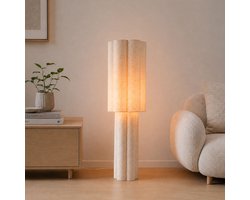 Milton & Oldbrook Vloerlamp Almere Beige Linnen