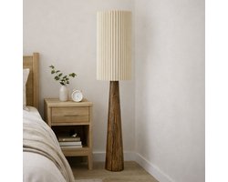 Milton & Oldbrook Vloerlamp Lucerne Walnootlook