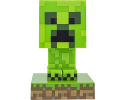 Minecraft Creeper Icon Licht – Officieel Gelicentieerde 3D Lamp – 12 cm Hoog – Batterijgevoede Nachtlamp voor Game‑ en Slaapkamerdecor – Paladone