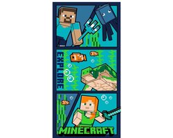 Minecraft Explore strandlaken 70 x 140 cm - pre order