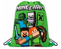 Minecraft -Gymtas – Officiële Licentie – zwemtas – sporttas - 40 x 35 cm