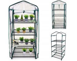 Mini BALKON KASER tuin 160x70x50 voor het kweken van PLANTEN FOLIETUNNEL