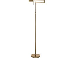 Mini Bari LED leeslamp brons met knik dimbaar - Modern - Highlight