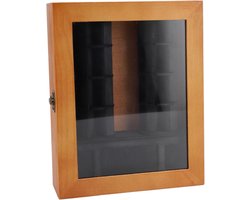 Mini Boekenplank Decoratie - Boekenbibliotheek Kast - Bureau Decoratie - Handgemaakt Huis Taferel - 28 x 23 x 9 cm