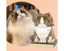 Mini Brick Custom - Mini Figuur van Foto - Huisdier Hond of Kat - Uniek Dierencadeau