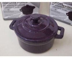 Mini Cocoter Aubergine rond