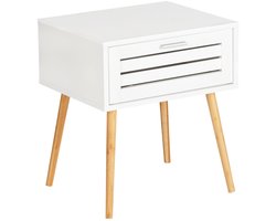 Mini commode, bijzettafel met lade FINJA, bamboe, WENKO