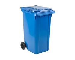 Mini Container - 240 liter Blauw - Kliko Afval Container 240liter - Afvalbak 240l