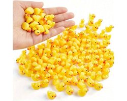 Mini eendjes - 100 stuks kleine badeendjes - Decoratief en veelzijdig