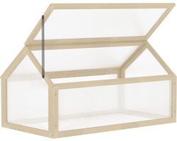 Mini Gewächshaus voor de Tuin en Balkon - Compacte en Winterbestendige Kweekkas 90 x 52 x 49,5 cm