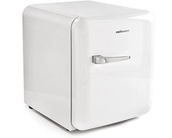 Mini-koelkast 48 liter met energie-efficiëntieklasse A+, compact ontwerp, retrostijl, ideaal voor kantoor en huis