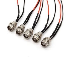 Mini LED indicatielampje - Oranje - 10mm - 12/24V - Metalen behuizing