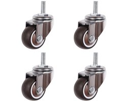 Mini meubelwielen - geruisloos en multifunctioneel - set van 4