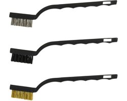 Mini staalborstelset 3-delig