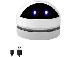 mini-stofzuiger, kleine USB-oplaadbare stofzuiger, draagbare stofzuiger met krachtige draadloze zuigkracht voor tafel, kantoor, auto, school en thuis - Schattige uitdrukkingen