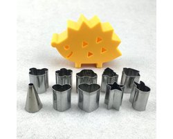 Mini uitstekers Kerstmis | Kerst koekjes uitstekers | koekjesvormen | groente en fruit cutters | uitstekers fondant | uitsteekvormen | cookie cutters