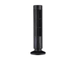 Mini-USB-torenventilator zonder bladen, 2 snelheden en standen, staand model voor slaapkamer, woonkamer of kantoor
