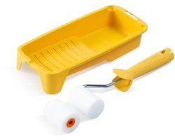 Mini Verfroller Set - Hoge Dichtheid Schuim voor Uitsnijden in Ramen, Deuren en Kasten