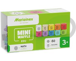 Mini wafel blokken reken kubus 60 stuks - Marioinex - vanaf 3 jaar