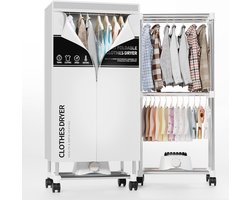 Mini wasdroger met 2,5 kg capaciteit en 4 droogmodi – Energiezuinig en Stil