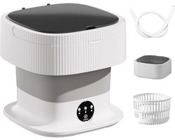 Mini Wasunit - Compacte Wasmachine - Kleine Was - Energiezuinig - 30x30x26 cm - Wit