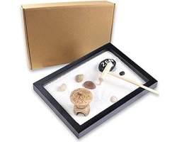 Mini Zen Tuin Set voor Ontspanning en Meditatie | Bureauaccessoire