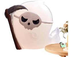 Miniatuur Beeldjes - Hars Figuren - Halloween Decoratie - Gloeien in donker - 3 cm - Grimmige Hein