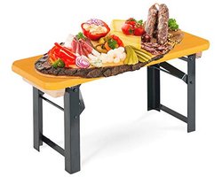 Miniatuur Biertent Bank in Oranje - Perfecte Decoratie voor Buffetten en Feestjes