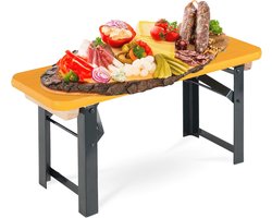 Miniatuur Biertent Bank in Oranje - Perfecte Decoratie voor Buffetten en Feestjes