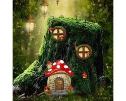 Miniatuur Fairy Garden Standbeelden voor Tuin - Buiten Decoratie en Sprookjesachtige Sculpturen