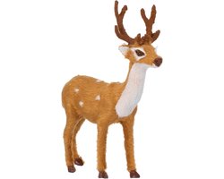 Miniatuur Hert Ornament voor Kerstdecoratie - Schattige Reindeer Tafeldecoratie voor Feestdagen (15 cm)