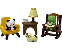 Miniatuur Kikkerbeeldjes voor Bureaudecoratie en Tuinaccessoires