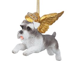 Miniatuur Schnauzer Honden Ornament - Perfect voor Feestdecoratie
