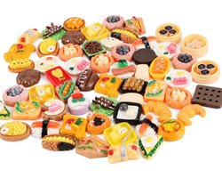 Miniatuur Voedselset voor Poppenhuis - 100 Stuks Speelgoed Keuken Accessoires